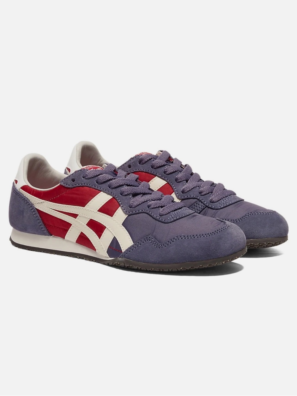 Onitsuka Tiger Mexico 66 Sneaker in Purple, Red & Cream